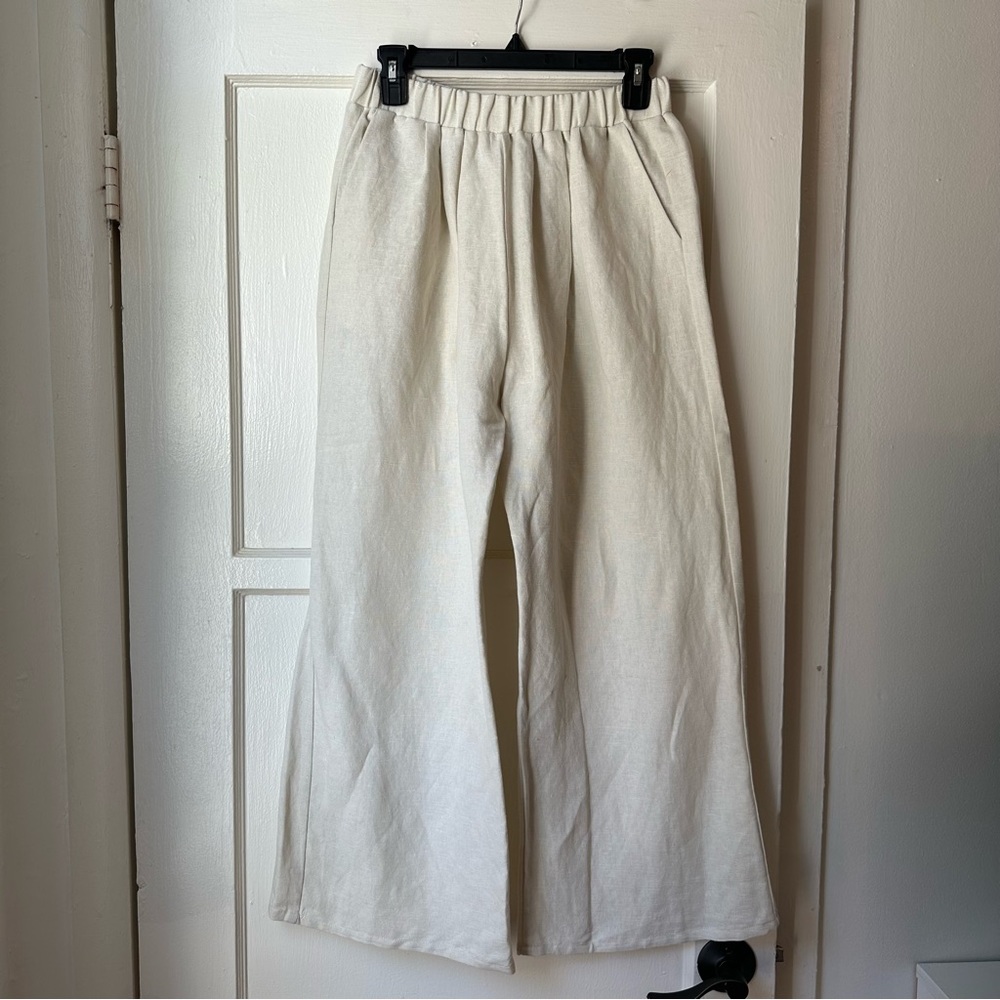 Ozma wide leg linen pant